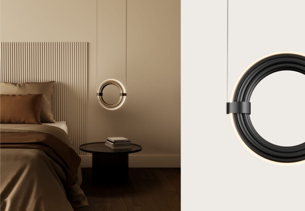 Затемняемый светодиодный подвесной светильник Aromas del Campo Elli ARCH-00116328