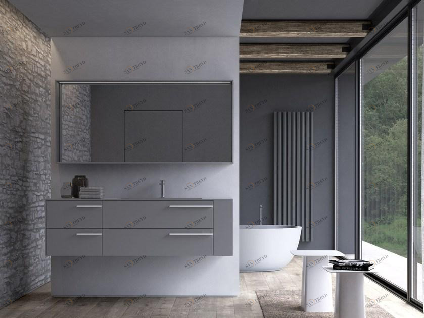 Ideagroup Подвесной туалетный столик с зеркалом Sense sun-id-1409456