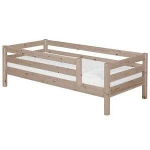 Кровать Flexa Classic с предохранительной планкой, коричневая, 200 см