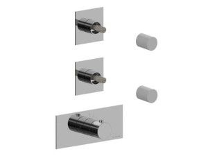 Термостатический смеситель для душа с 3 отверстиями
