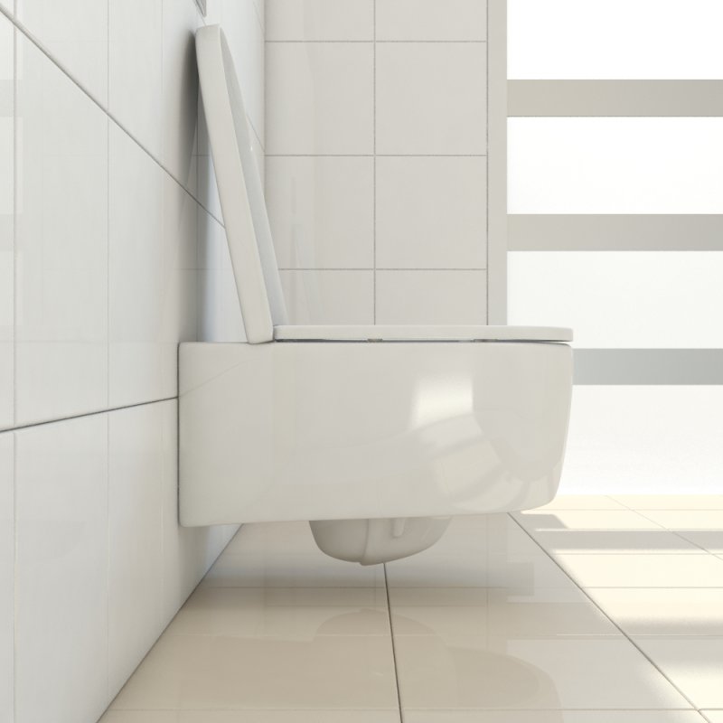 Унитаз подвесной BelBagno SANTHE-I Подвесной унитаз настенный Белый BELBAGNO  Китай  - Вид №3