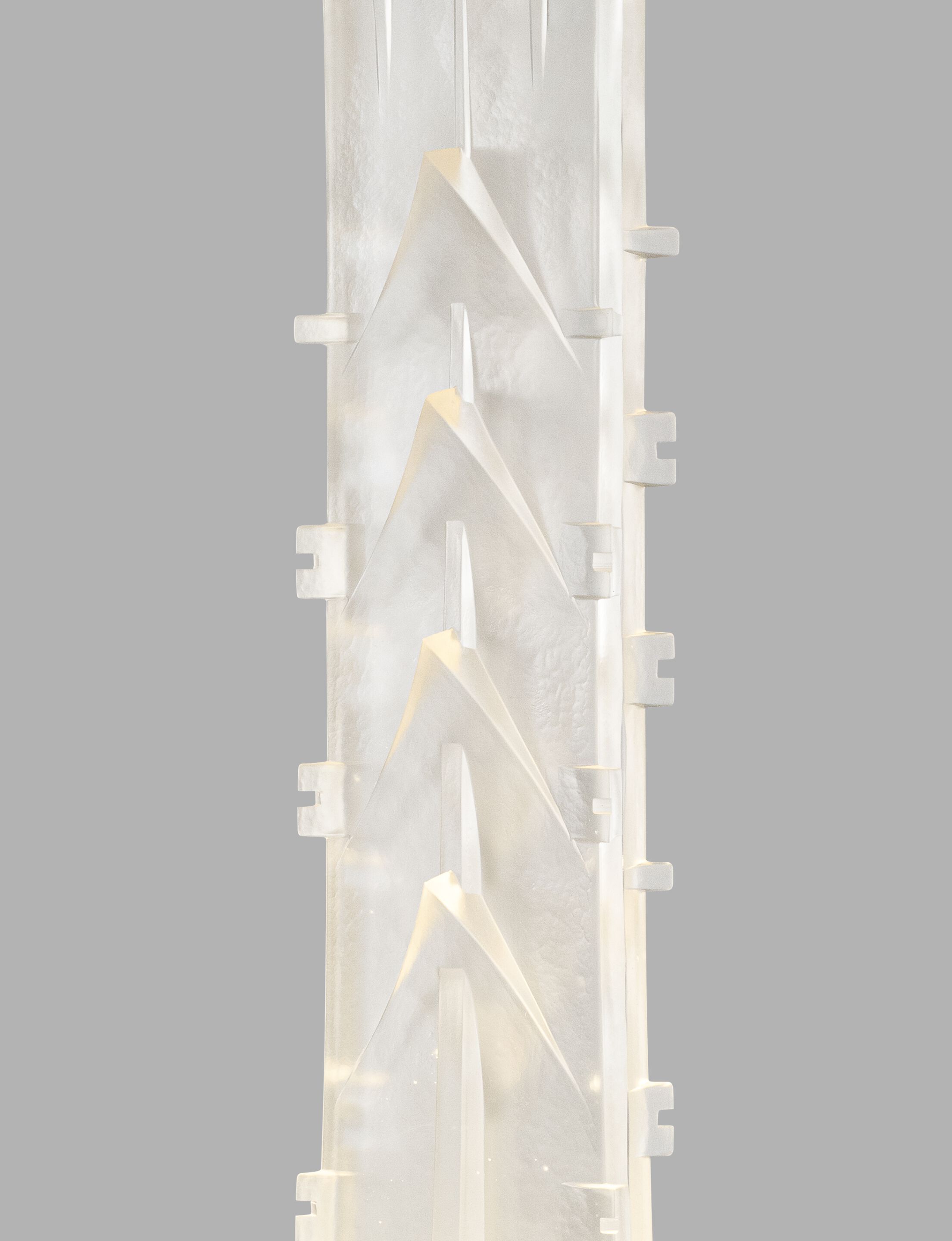 Настольная лампа ручной работы из пескоструйного стекла VENINI стела ARCH-00134332 - Вид №1