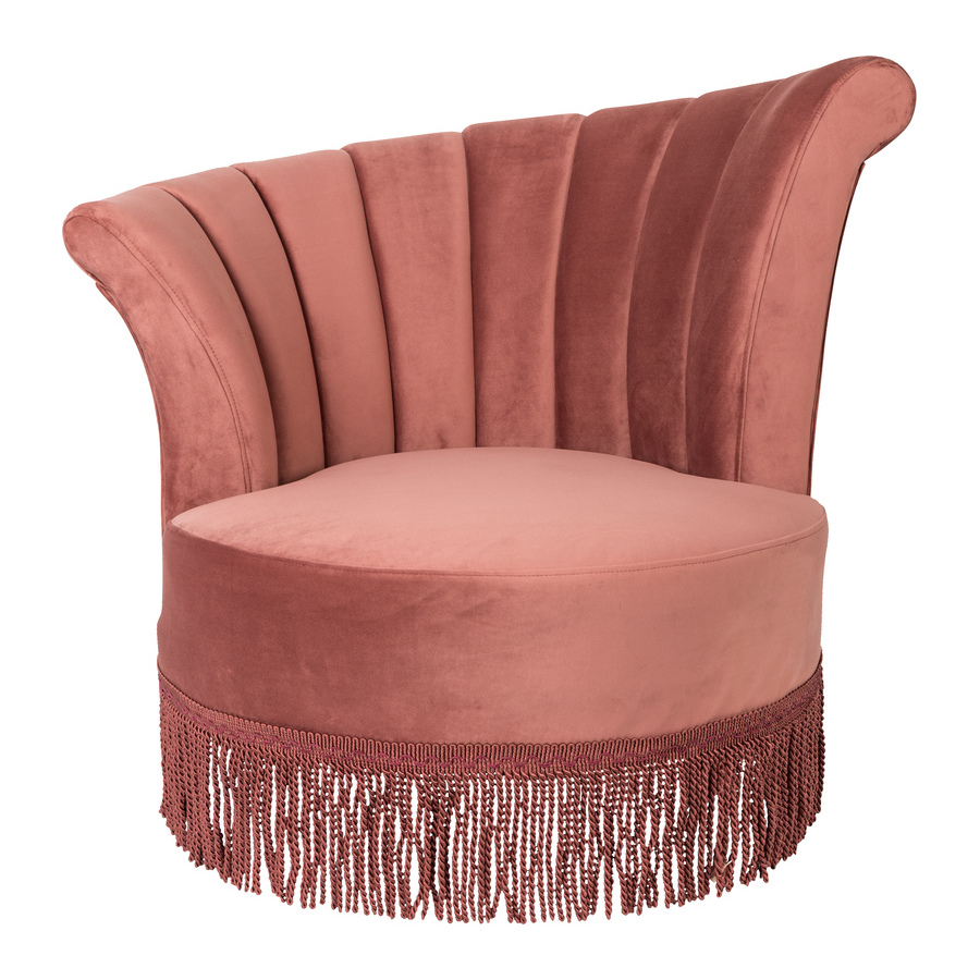 Кресло Flair розовое Dutchbone 3100050 - Вид №1