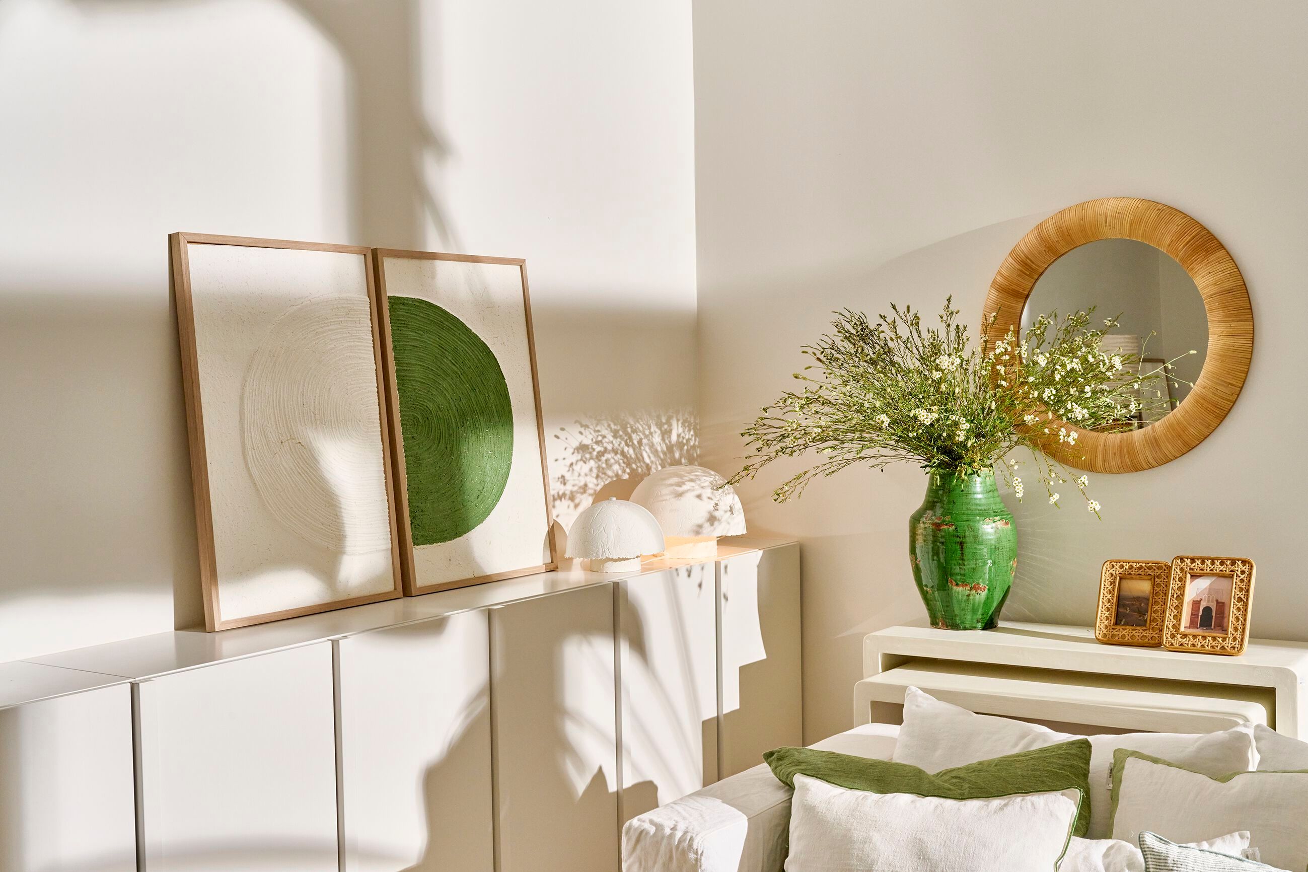 Настольная лампа из папье-маше POMAX COMPETA ARCH-00151236 - Вид №2