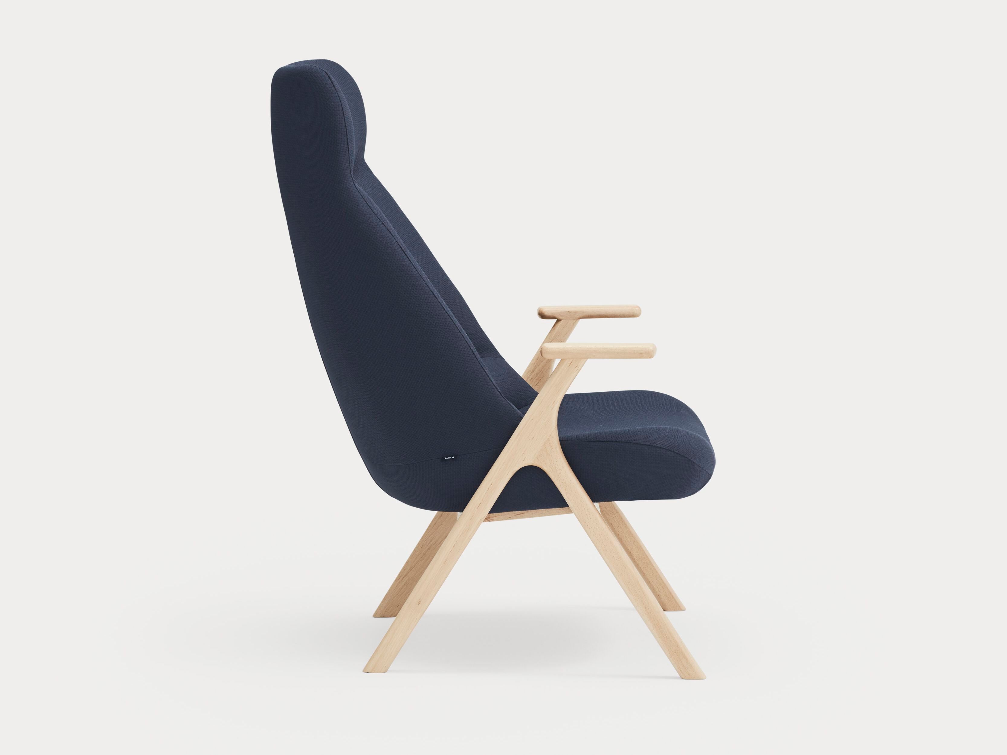 Кресло из полиэстера с высокой спинкой TEULAT Dins ARCH-00061630 - Вид №1