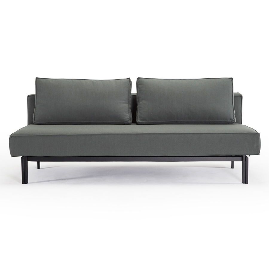 Диван Sly с подушками и серыми ножками, зеленый Innovation Living SLY518 - Вид №4