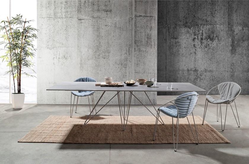 Joli Стул штабелируемый тканевый с обивкой Wire sun-id-1406293 - Вид №3