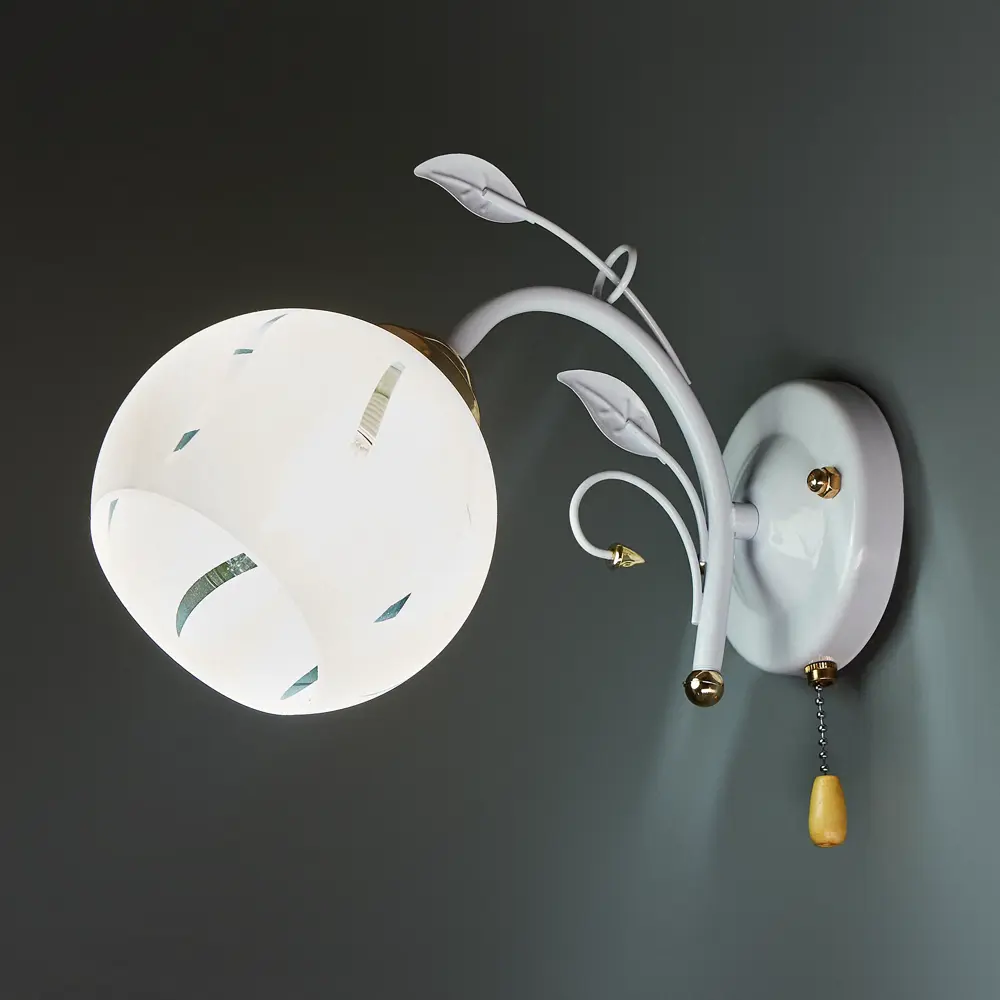 Бра РОССВЕТ Амплуа — настенный светильник с шарообразным плафоном 89426672 STLM-1567723 - Вид №1