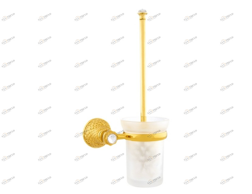 059284.000.71 Подставка для ершика с кристаллами сваровски Античное серебро Mestre Dragon