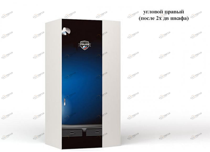 Шкаф угловой ABC-KING Police (правый ) 4631148426733