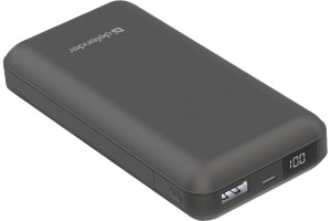 16379540 Внешний аккумулятор ExtraLife 16000S 16000mAh, 2.1A, LCD дисплей 83666 Defender