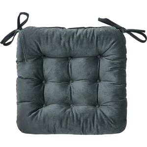 Подушка для стула Linen Way Paris 2 - бархатный комфорт в темно-сером цвете 89337718