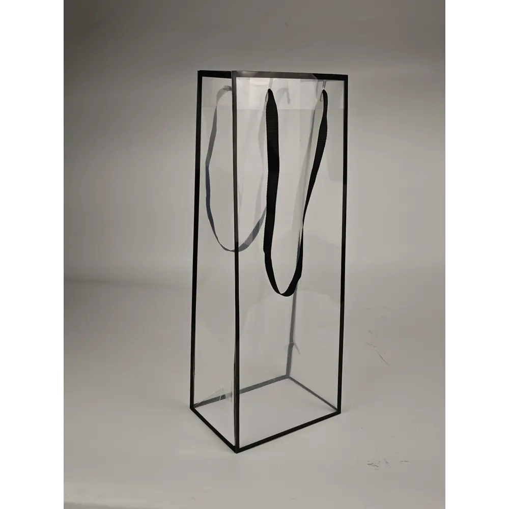 Подарочный пакет Арт и дизайн 9x34x13 см цвет черный STLM-2194709