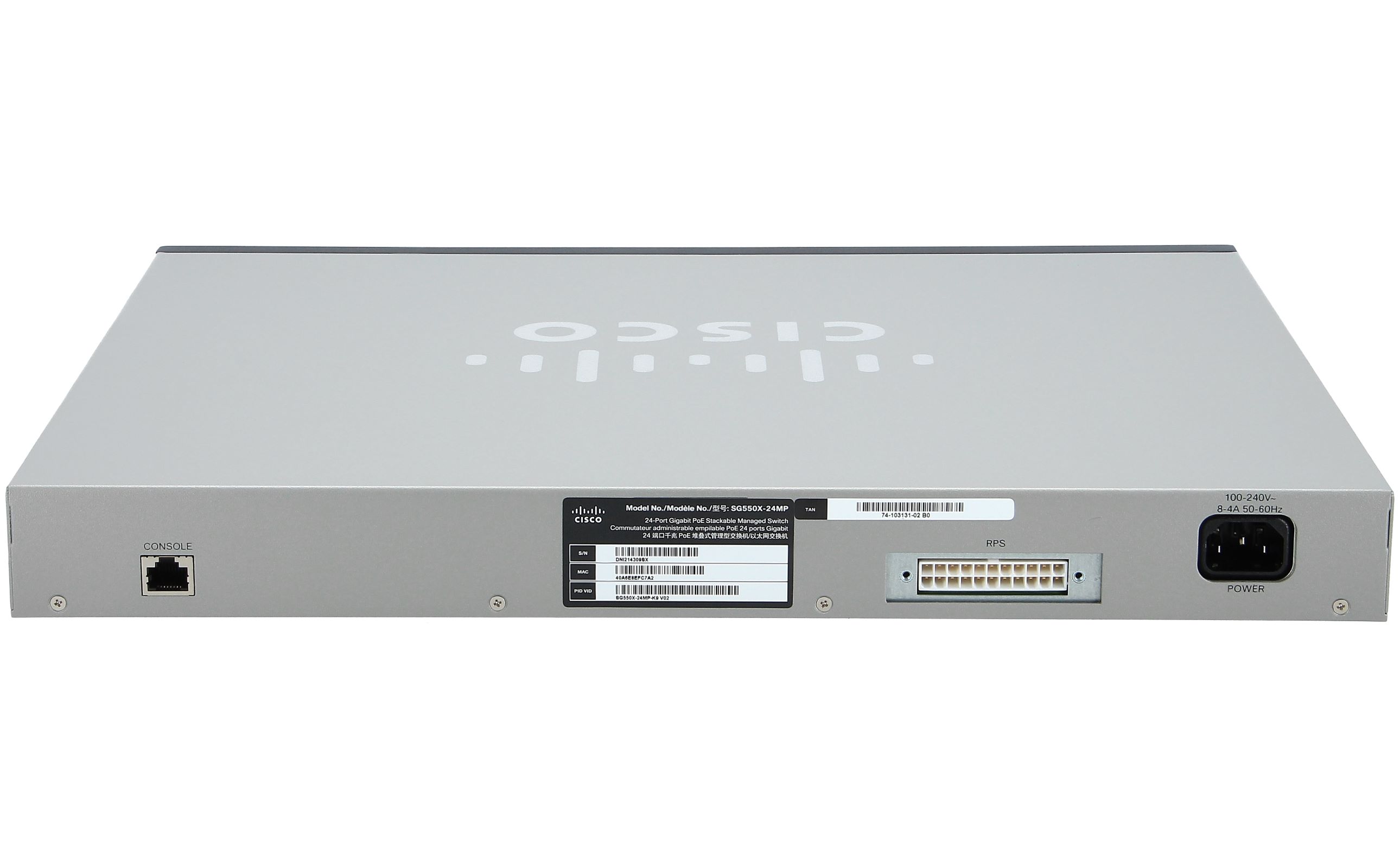 SG550X-24MP-K9-EU sg550x-24mp 24-port gigabit poe stackable switch Cisco Santreyd  - Вид №2