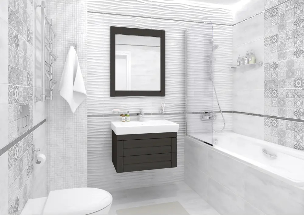 90806874 Керамическая плитка Laparet Concrete х9999213171 60x30см 1.98 м² цвет серый, цена за упаковку STLM-0391324