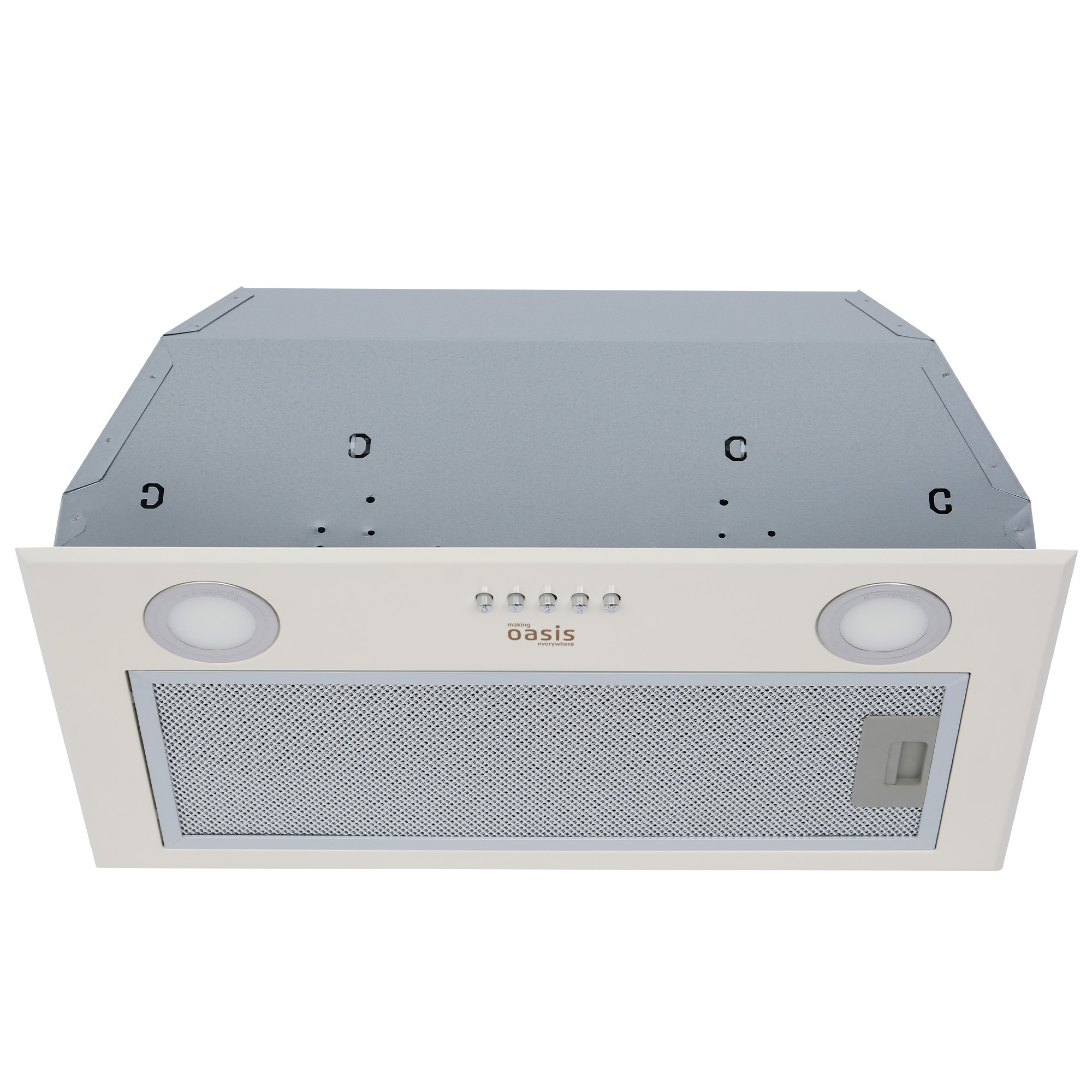 9136704 Вытяжка полновстраиваемая Оasis UM-52I бежевый OASIS STDN-0081539 - Вид №2