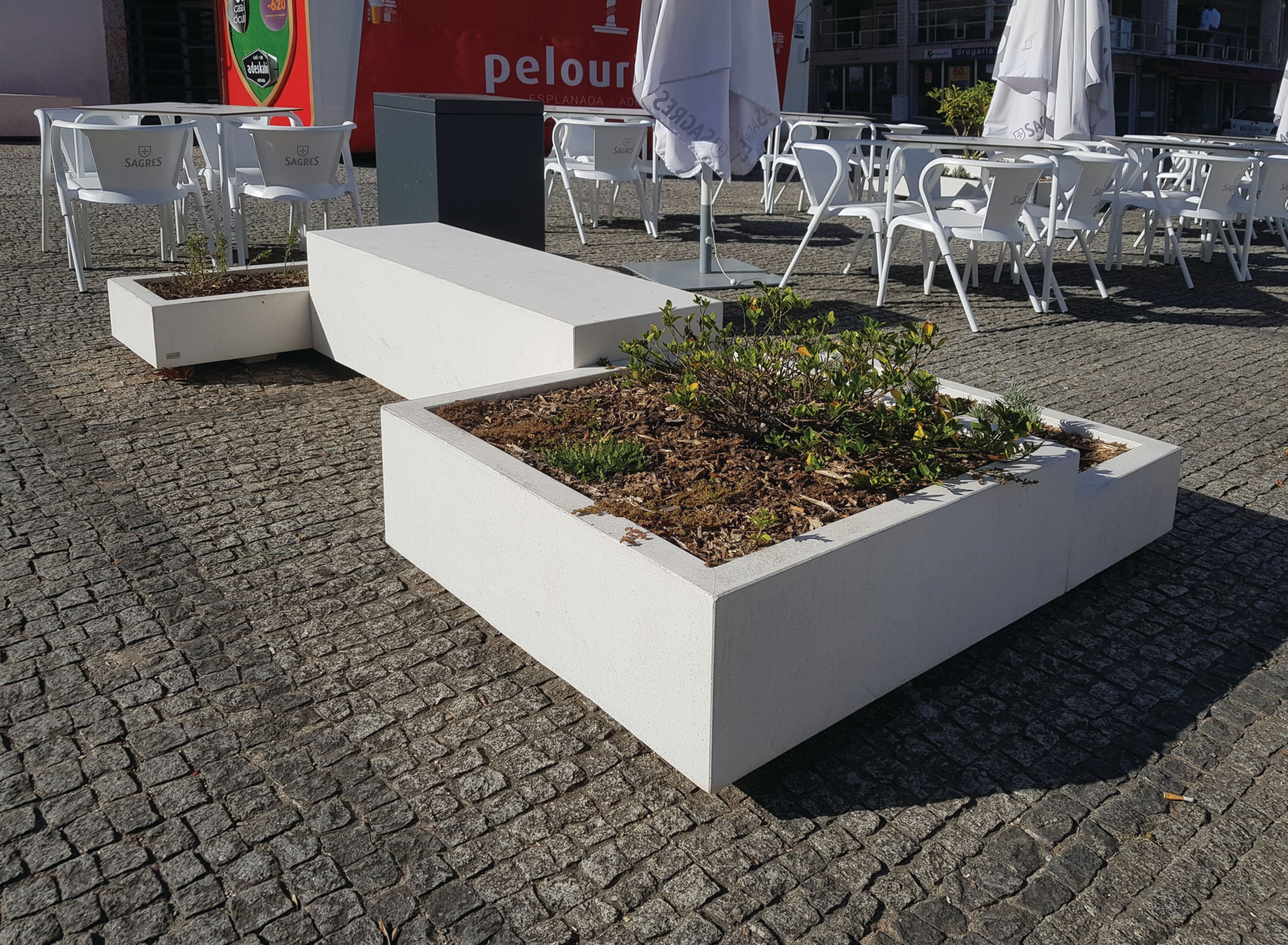 Бетонная квадратная плантатор amop Mul ARCH-00110986 - Вид №1