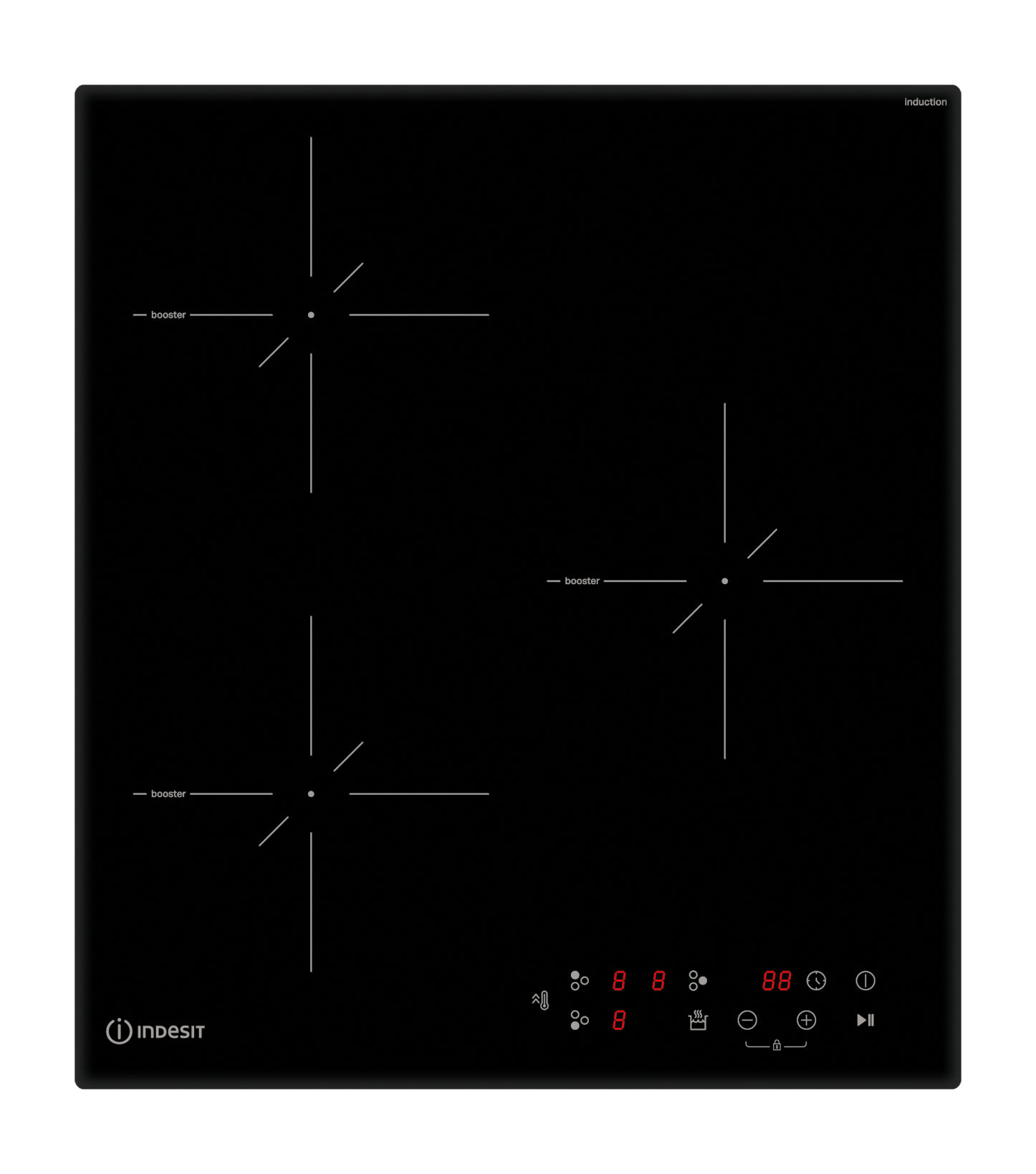9292301 Индукционная варочная поверхность Indesit IS 40CQ45 NE STDN-0096130
