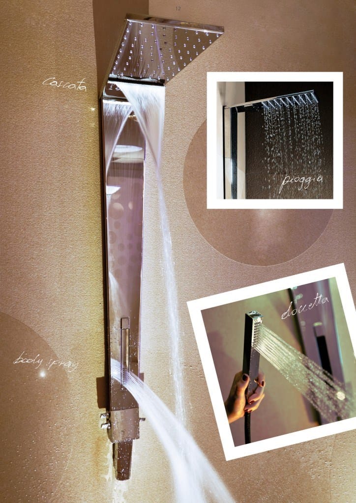 Латунная настенная душевая колонна с душем tender rain ARCH-00112173 - Вид №3