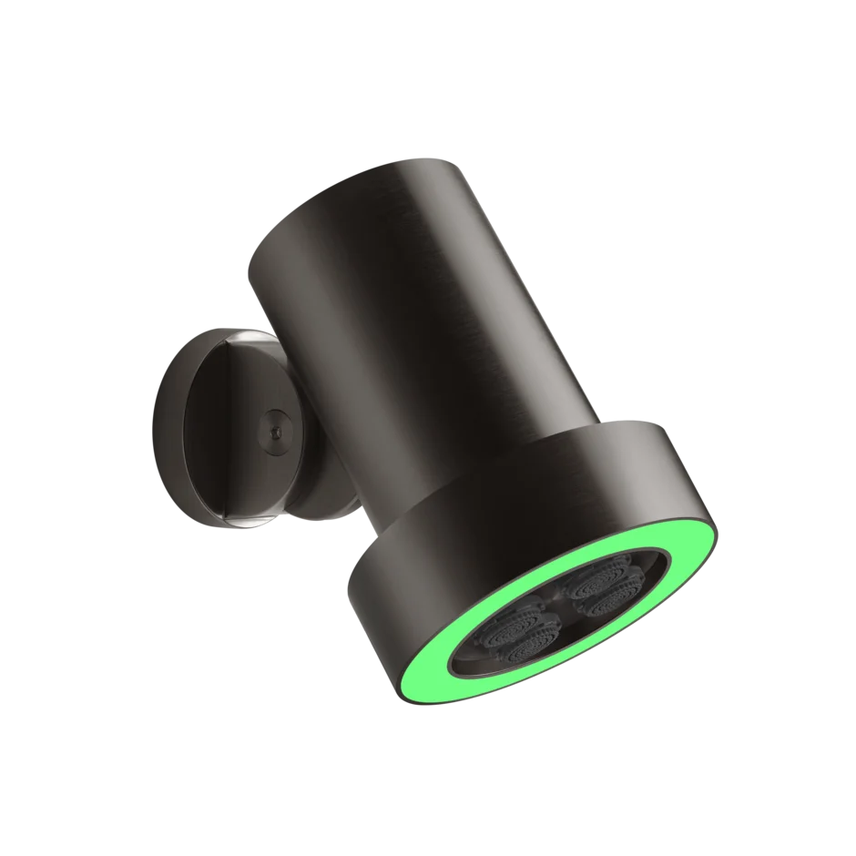 Насадка для душа 57701 707 Gessi Outdoor ЧЕРНЫЙ МЕТАЛЛ BR. PVD 57701707