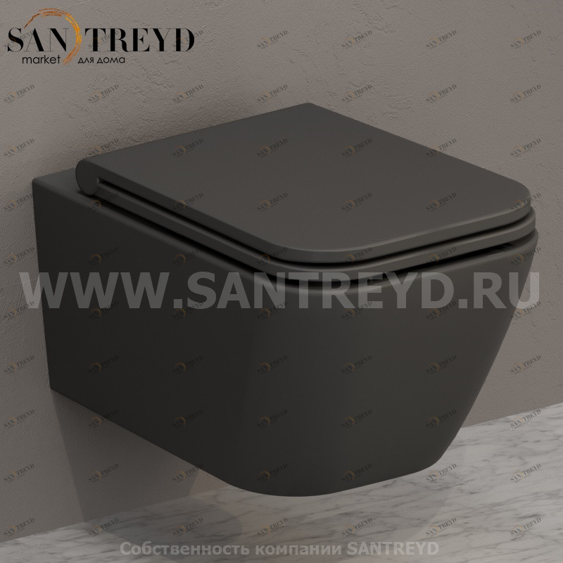 STS05SK Подвесной унитаз настенный Белый Ceramica Globo STONE Италия