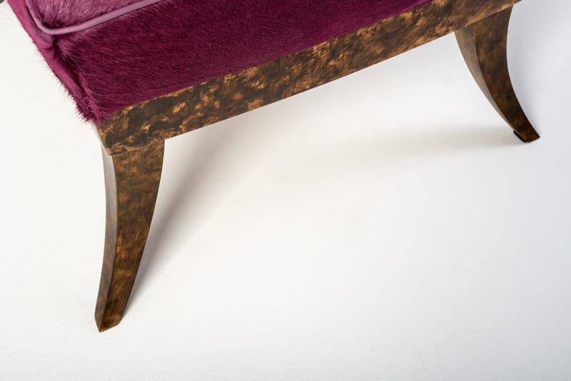 Кожаное кресло и точеная бронза Mantellassi 1926 OVER ARCH-00126753 - Вид №4