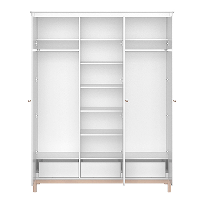 Шкаф трехдверный Classic белый ELLIPSE ELLIPSE CLASSIC 351705 Белый Santreyd  - Вид №2