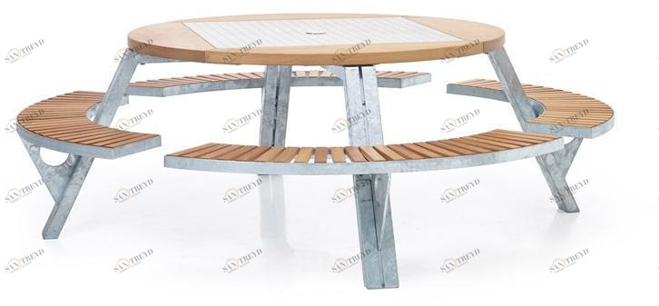 Extremis Стол для пикника со встроенными скамейками sun-id-1440690