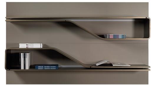 Reflex Книжный шкаф из лакированного дерева с подсветкой Segno sun-id-1433960 - Вид №2