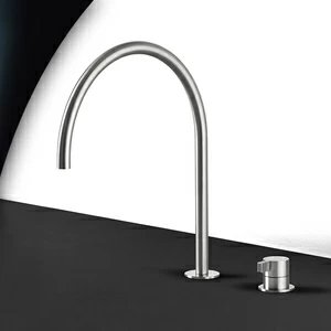 Смеситель для раковины TOOX TXQ33S серебристый матовый