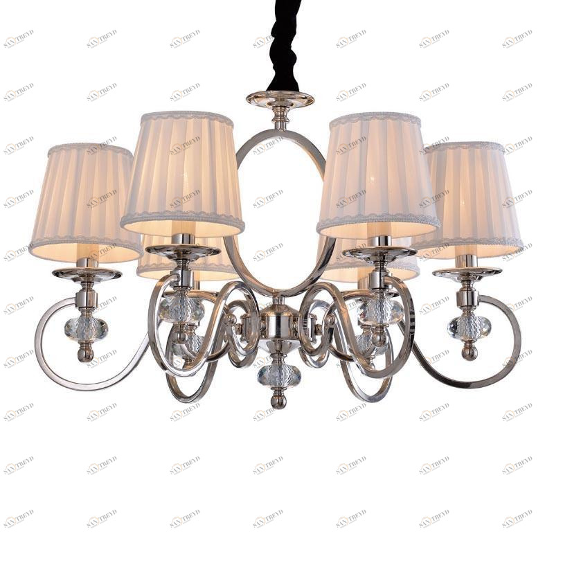 Подвесная люстра Omnilux Buscate OML-87903-06 OMNILUX ДИЗАЙНЕРСКИЕ, BUSCATE 279714 Белый 