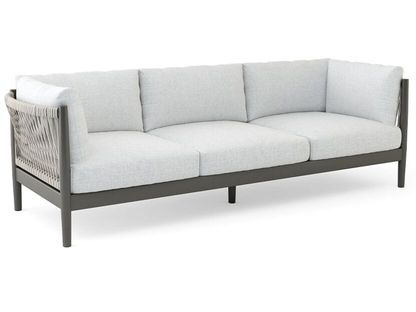 3-местный алюминиевый садовый диван с порошковым покрытием и тканью Walters Georgica Aluminium ARCH-00105877