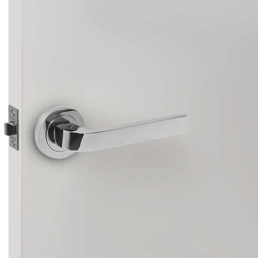 Дверные ручки Punto Evo без запирания цвет хром STLM-2080554 - Вид №6