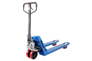 17468310 Гидравлическая тележка Plus 2500 RDP резиновые колеса, синяя P2.5RT Rhino