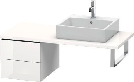 LC583605151 L-Cube Шкафчик для консоли Сосна коричневая, декор Duravit - Вид №2