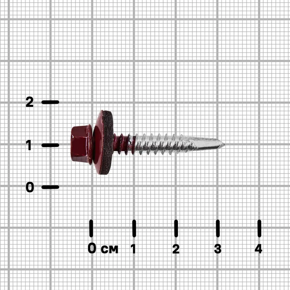 Саморезы кровельные Standers с буром для металлической обрешетки 89213027 STLM-1003779 - Вид №2