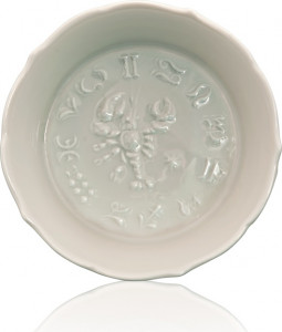 93198 Meissen Розетка 8см "Рак" (белая) Фарфор