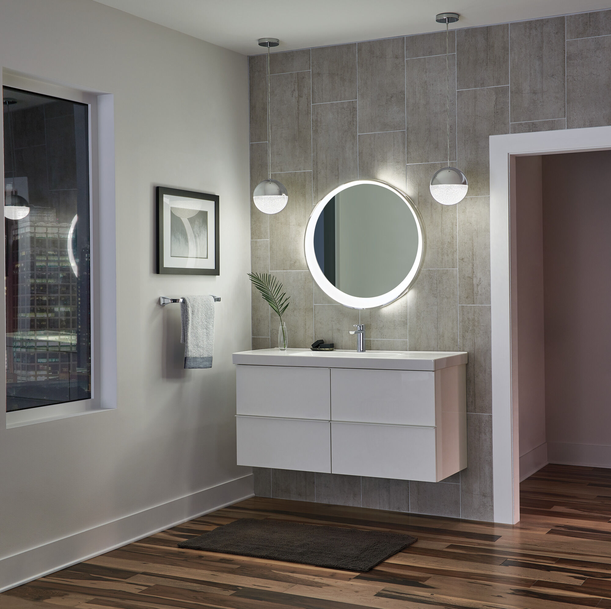 75218-SS Вешалка для полотенец 18 дюймов Delta Faucet Tesla Нержавеющая сталь - Вид №2