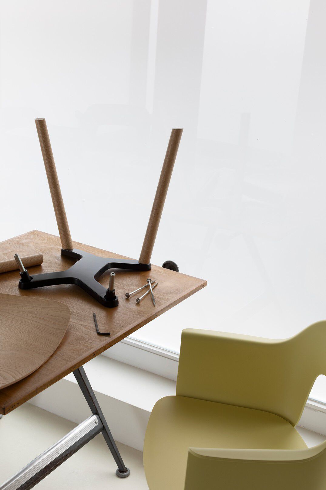 Стул с мягким сиденьем с подлокотниками Hay макет ARCH-00123440 - Вид №7