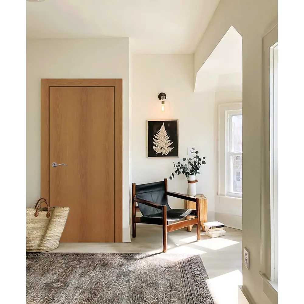 Комплект двери глухая 90x200 см финиш бумага цвет орех без доборов ПРИНЦИП STLM-2110842 - Вид №1