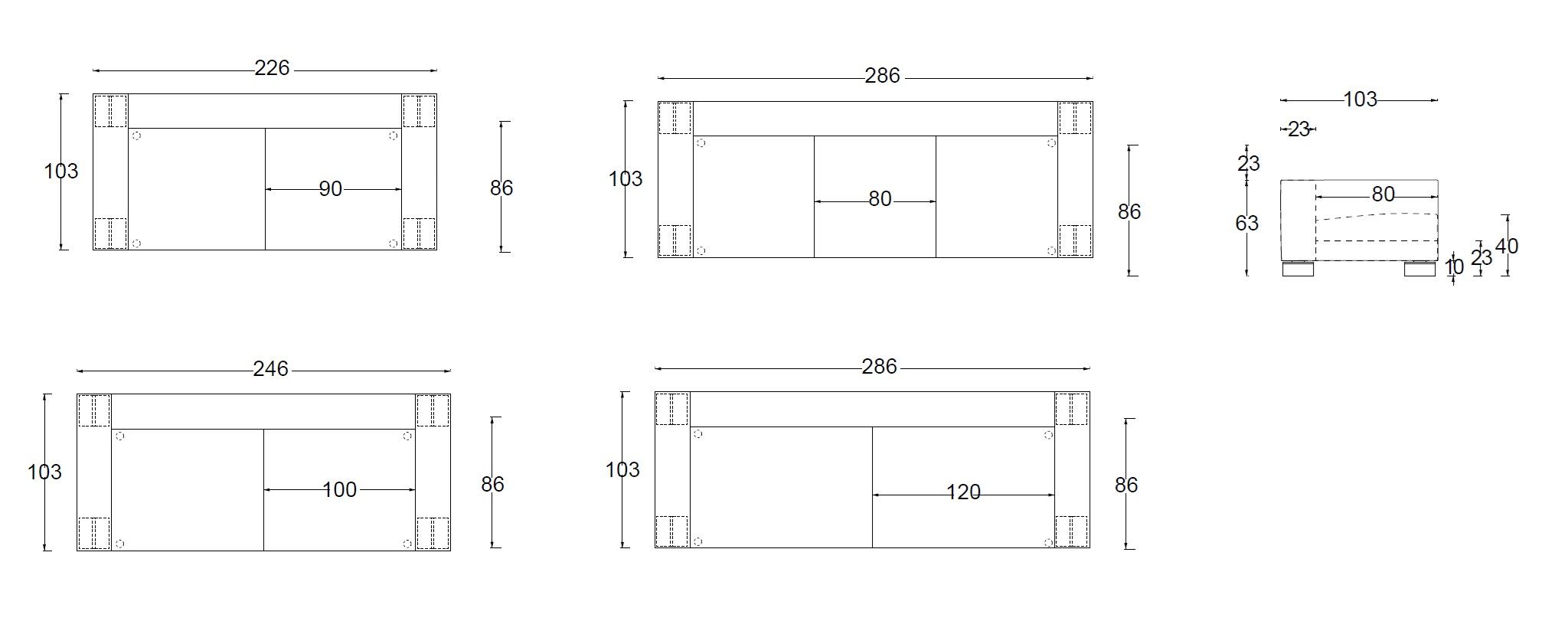 3-местный тканевый диван Twils T-TIME ARCH-00104601 - Вид №5