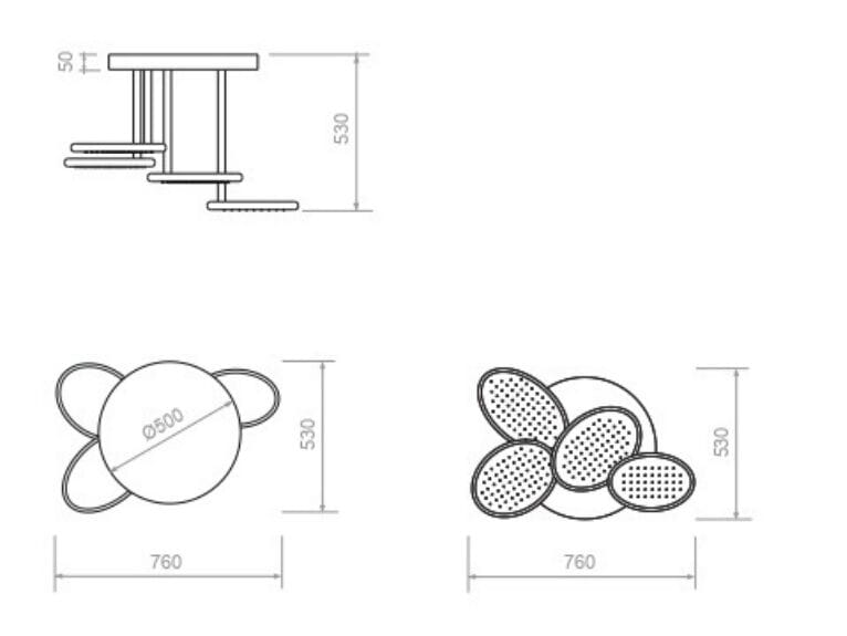 Потолочная душевая головка Corian® MOMA Design METEORA ARCH-00076398 - Вид №3