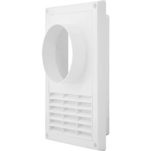 Решетка вентиляционная с фланцем Awenta T-68, 165х235 мм, цвет белый