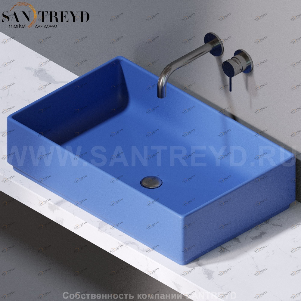 L620140 Накладная раковина на столешницу  прямоугольная A. e T. Italia Fly AeT ITALIA