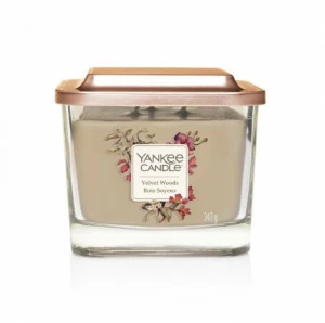 Свеча средняя Velvet Woods "Бархатный лес" 347гр 28-38 часов YANKEE CANDLE ЛЕС 268064 Серый