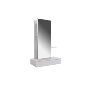 92002879 Туалетный столик с зеркалом Mebelson 70.6x11.6x33 см цвет белый STLM-1415384