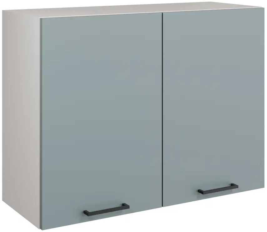 91653996 Шкаф Атмосфера Simple 80х60х32 см ЛДСП цвет серо-зеленый STLM-0873886