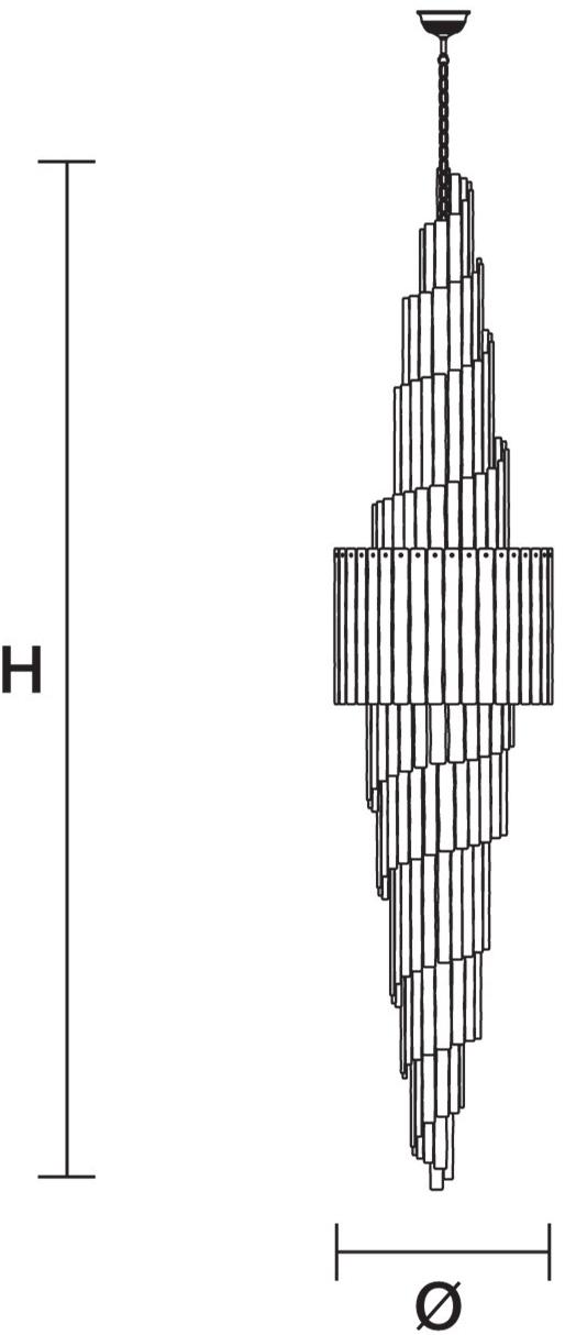 Masiero Люстра из керамогранита Glass sun-id-1512543 - Вид №3