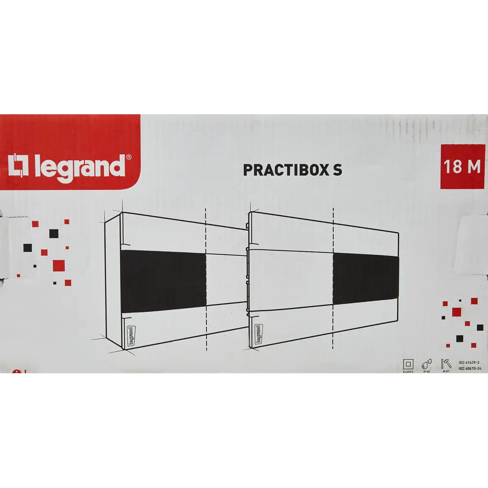 Щит распределительный навесной Legrand Practibox S 18 модулей IP40 пластик цвет белый 84055892 STLM-2064873  - Вид №6