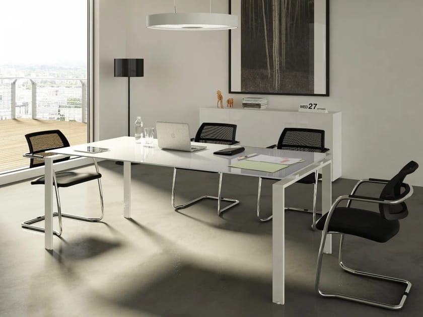 Прямоугольный стеклянный стол In Stock CUF Milano ARCH-00087297